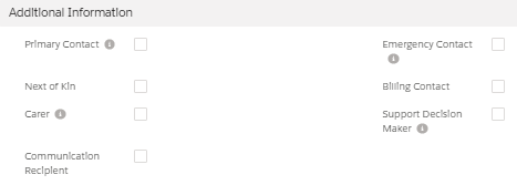 Additional information section