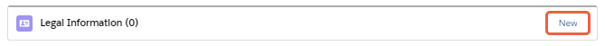 New legal information button