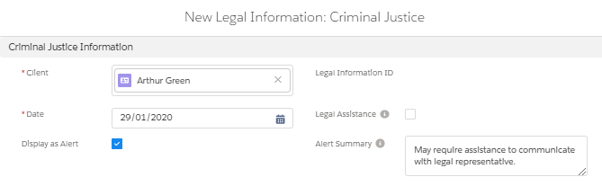 Criminal justice information section