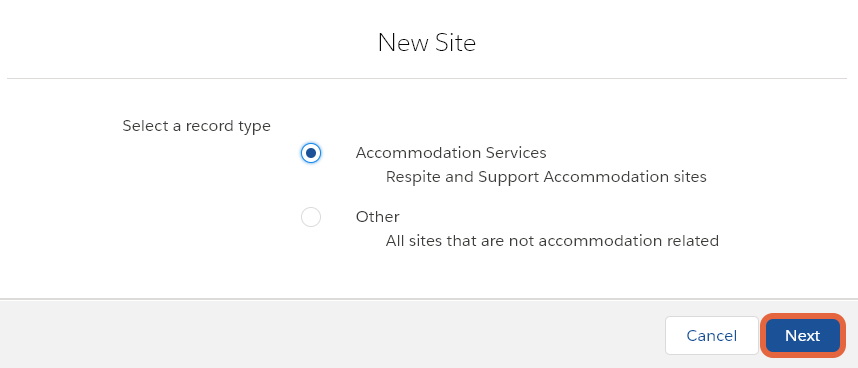 site type