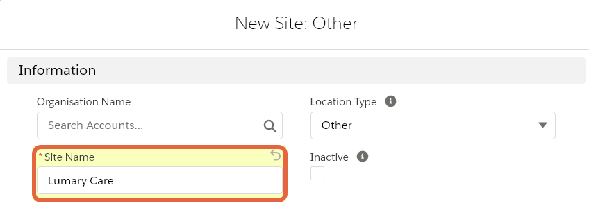 new site form 1