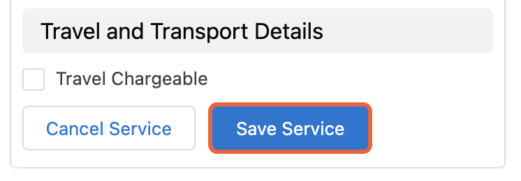 17 Travel chargeable and save service