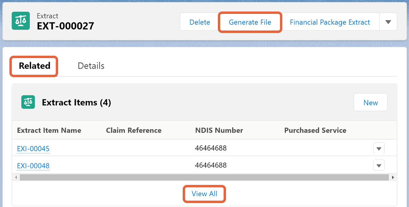Generate file
