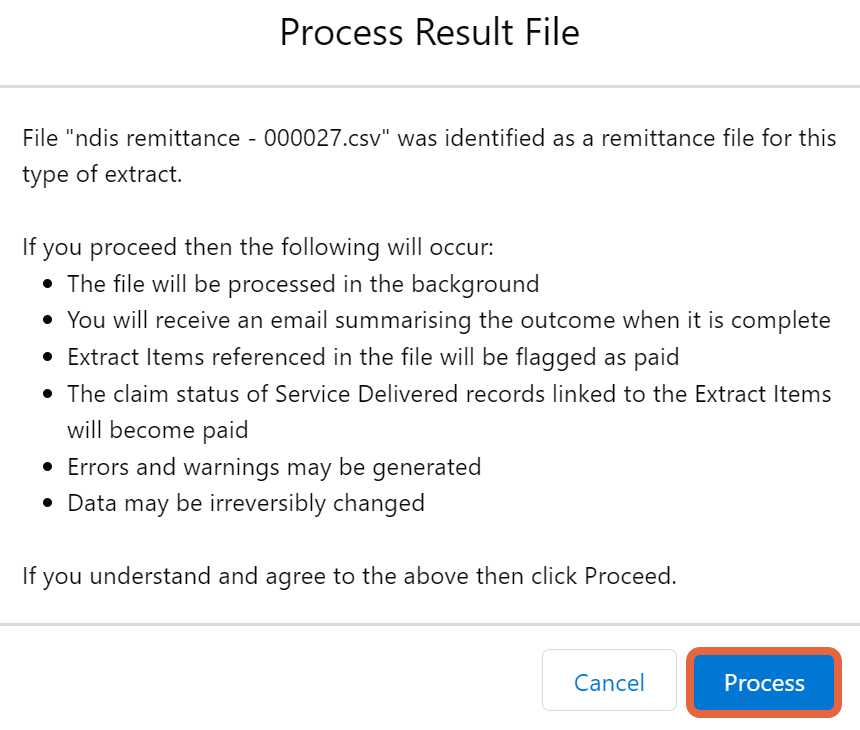 process file
