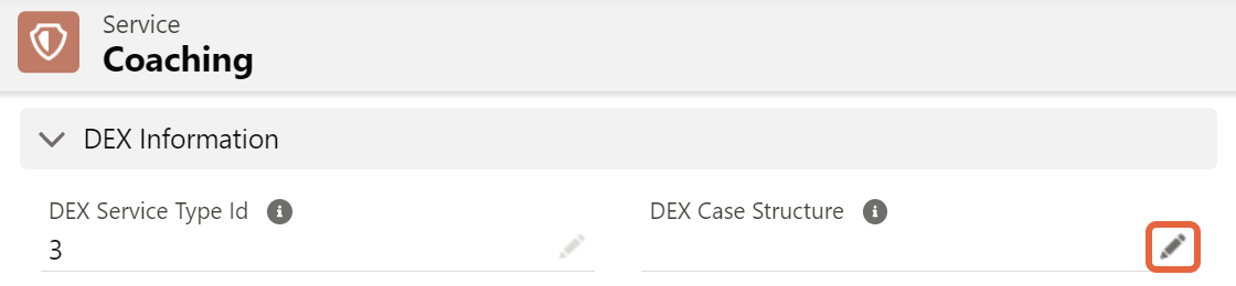 DEX case structure pencil icon