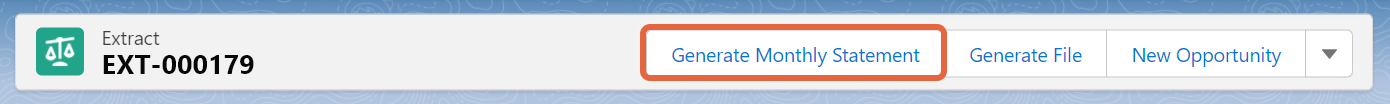 Generate monthly statement button