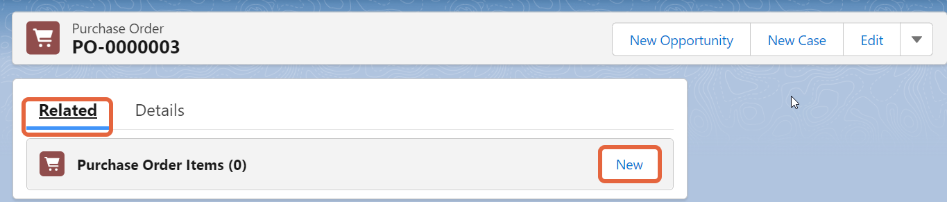 related tab location