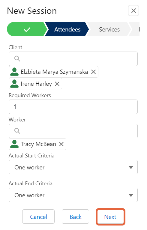 add worker details to the form