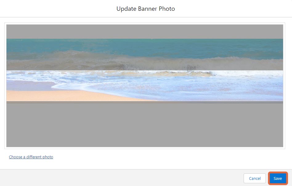 update banner image screen