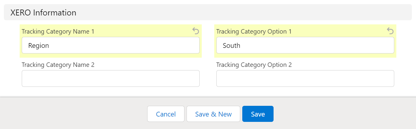 Tracking fields