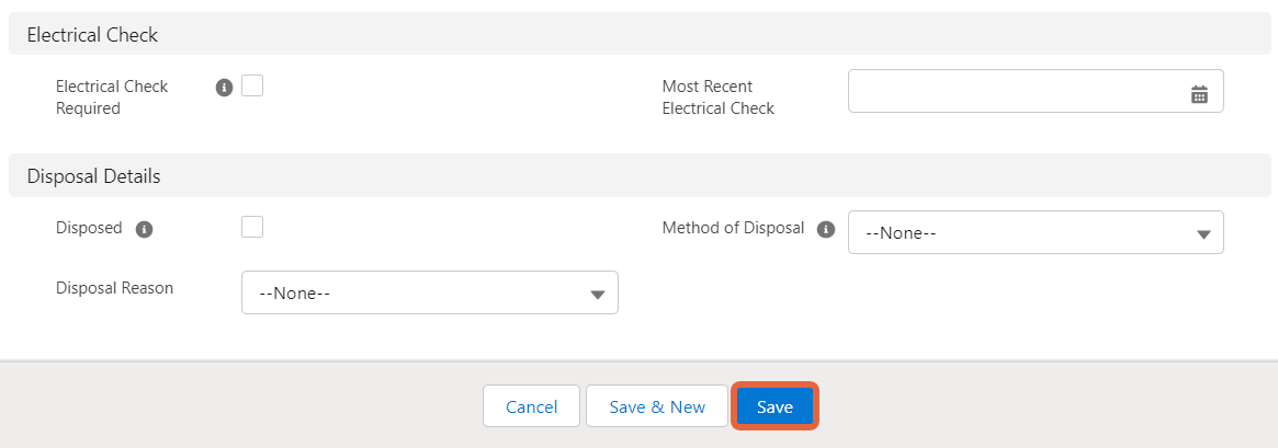 new possession save button