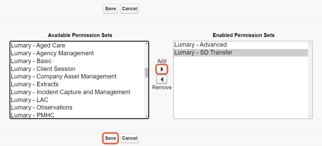 Lumary - SD Transfer permission