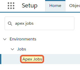 Apex jobs