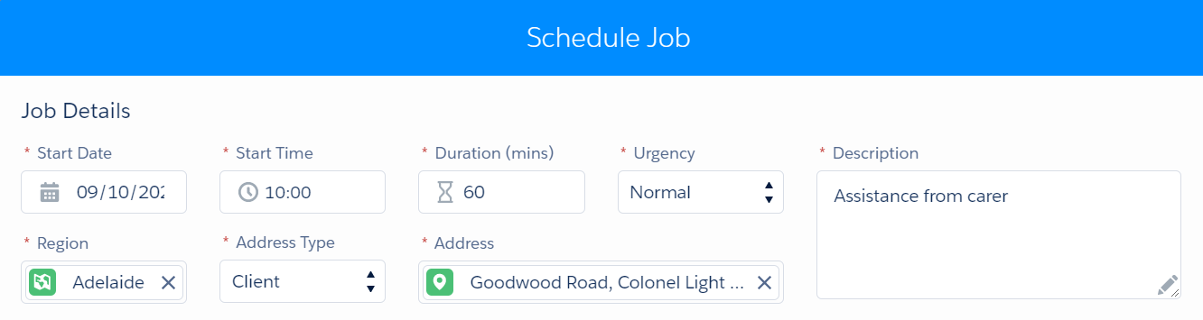Schedule job